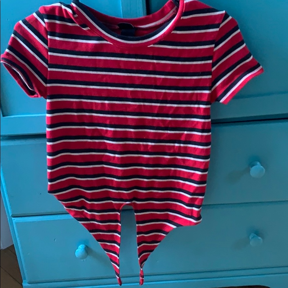 Empyre short sleeve striped shirt